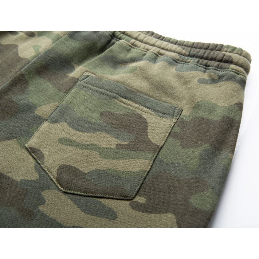 Men's Camo Fleece Shorts