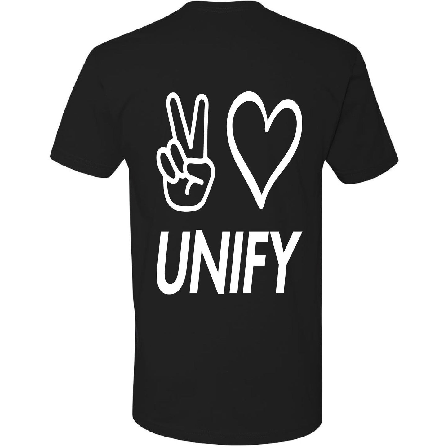 Black Peace Love Unify T-Shirt